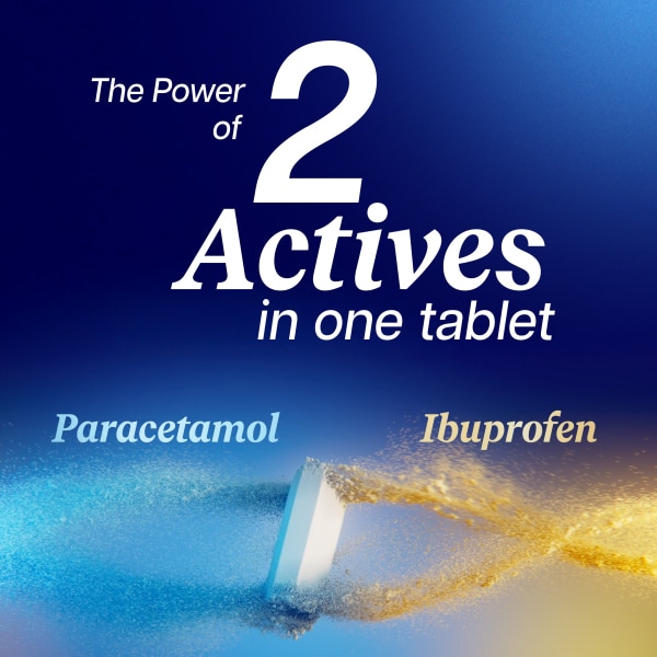 Panacombo Dual Action Paracetamol & Ibuprofen Tablets, 10S