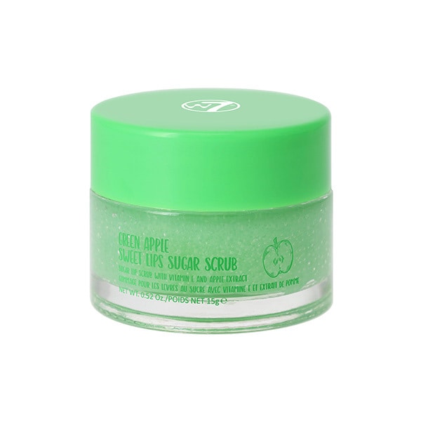 W7 Sweet Lips Sugar Scrub - Green Apple 15g