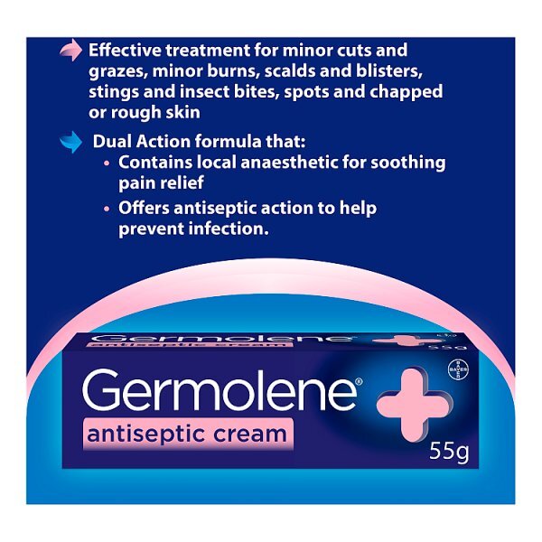 Germolene Antiseptic Dual Action Infection Prevention 55g