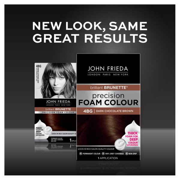 John Frieda Precision Foam Dark Chocolate Brown 4BG