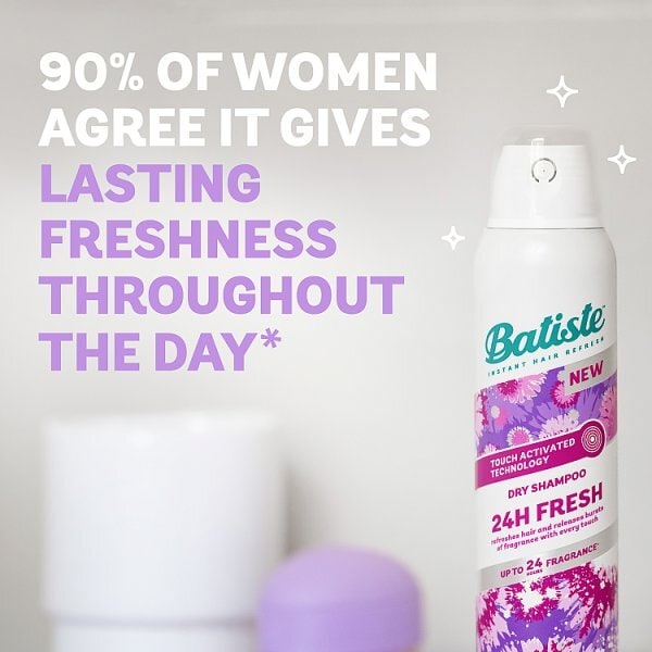 Batiste 24H Fresh Dry Shampoo Touch Activated Technology