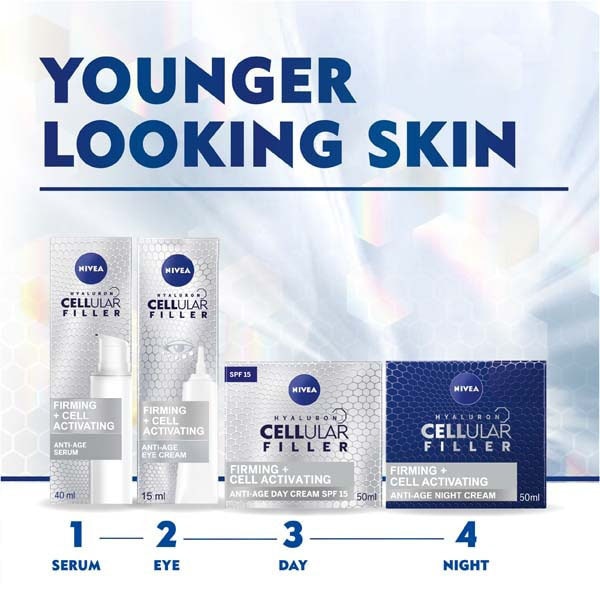 NIVEA Cellular Filler Firming Anti-Age Day Cream SPF15 50ml