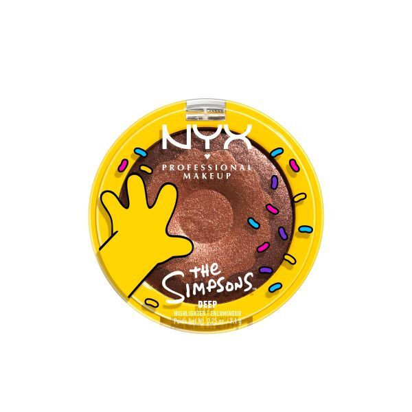 Nyx Professional Makeup X The Simpsons Donut Highlighter Glazed Over