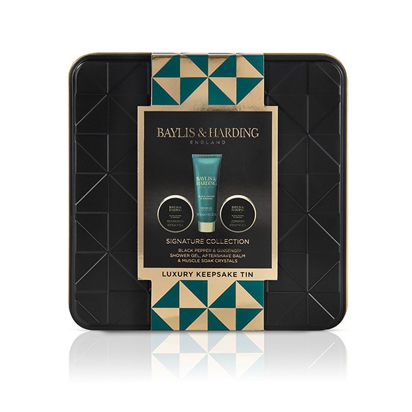 Baylis & Harding For Him Black Pepper & Ginseng Trio Tin