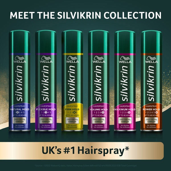 Wella Silvikrin Voluminous Hold Hairspray, 400 ml