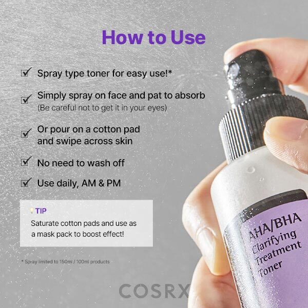 DNR Cosrx Aha/Bha Clarifying Treatment Toner 150Ml