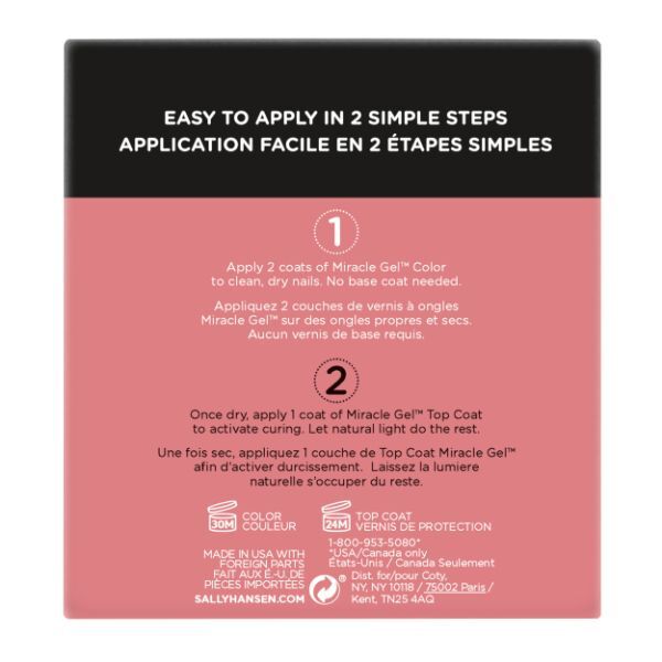 Sally Hansen Miracle Gel Duo Nail Polish- 920 Mauve-Alous