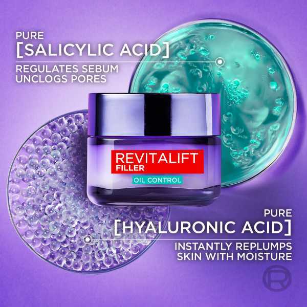 L'Oréal Paris Revitalift Filler 8H Oil Control Gel Cream