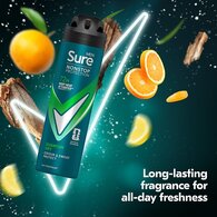 Sure Men Antiperspirant Deo Aerosol Nonstop Quantum 150ml