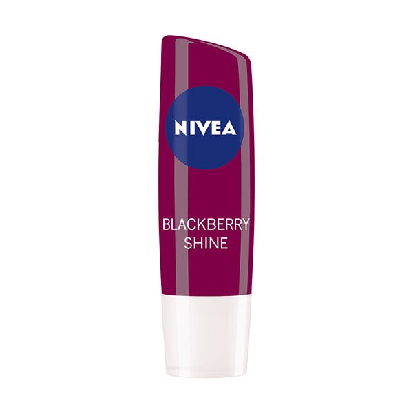NIVEA Lip Balm, Blackberry Shine, 4.8g