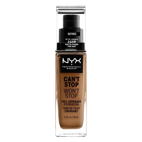 DNR NYX Professional Makeup Cant Stop Foundation Nutmeg