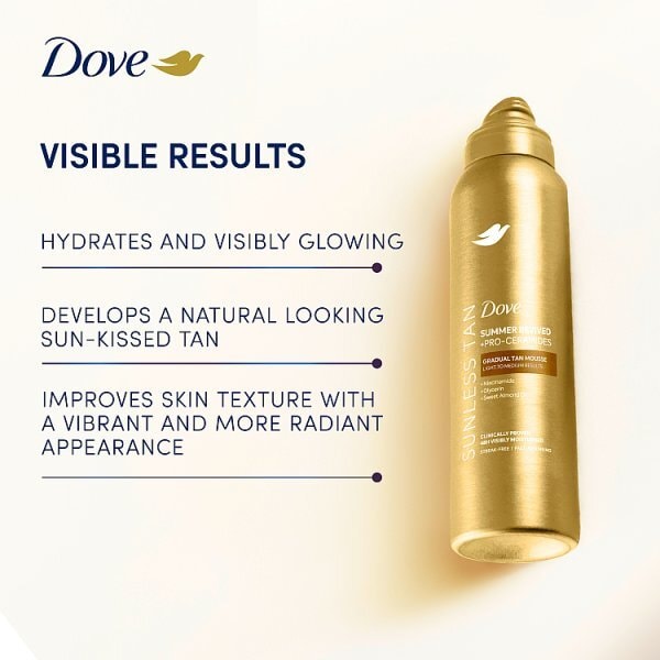 Dove Summer Revived Light to Medium Gradual Tanning Mousse 150 ml