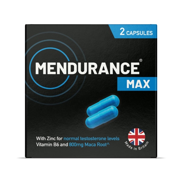 Mendurance Max Supplement For Men 2 Capsule Pack