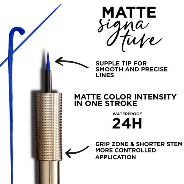 L'Oreal Signature Liquid Eyeliner Matte 08 Snow