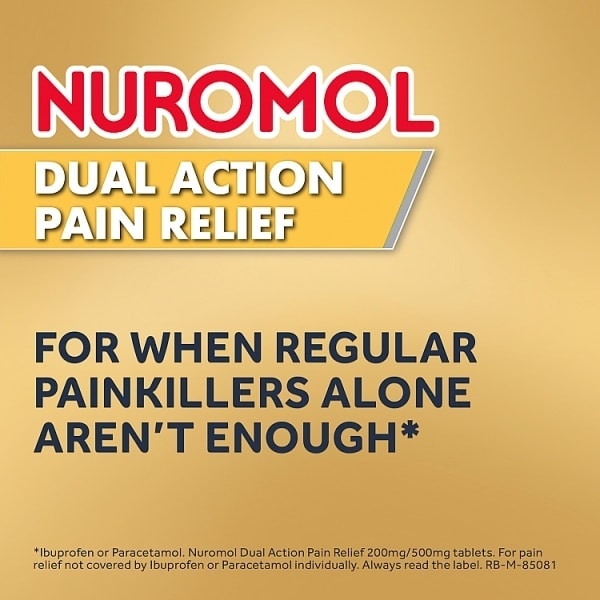 Nuromol Dual Action Pain Relief Ibuprofen & Paracetamol 16s