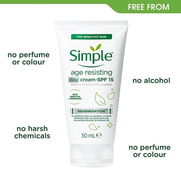 Simple Regeneration Age Resisting Day Cream SPF 15 50Ml