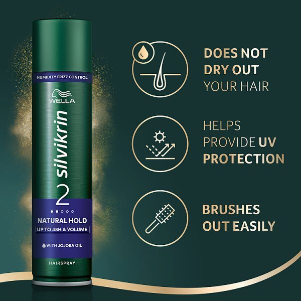 Wella Silvikrin Natural Hold Hairspray, 250 ml