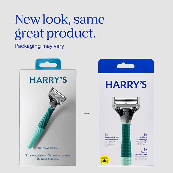 Harry's Truman Razor + Blade - Tropical Green