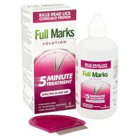 Full Marks Head Lice Removal Treatment with Nit Comb 200ml
