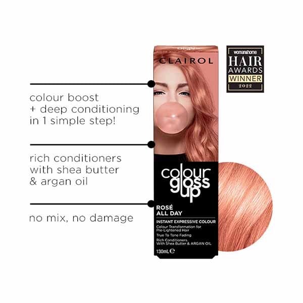Clairol Colour Gloss Up Conditioner, Rose All Day