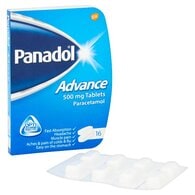 Panadol Advance Pain Relief  500 mg Paracetamol Tablets 16s