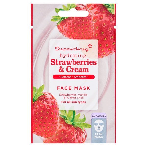 Superdrug Hydrating Strawberries and Cream Face Mask