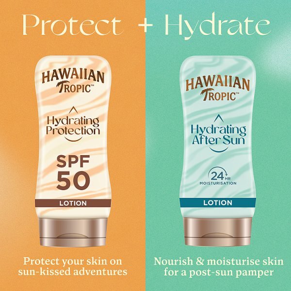 Hawaiian Tropic Hydrating Sunscreen Lotion SPF 50 180ml