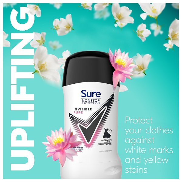 Sure Nonstop Protection Invisible Pure Anti-Perspirant Cream 50 ml