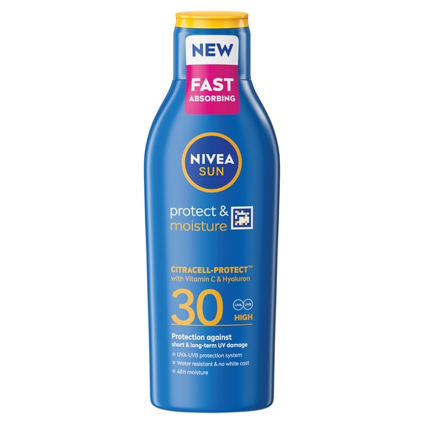 NIVEA SUN Protect & Moisture Sun Cream Lotion SPF30 200ml