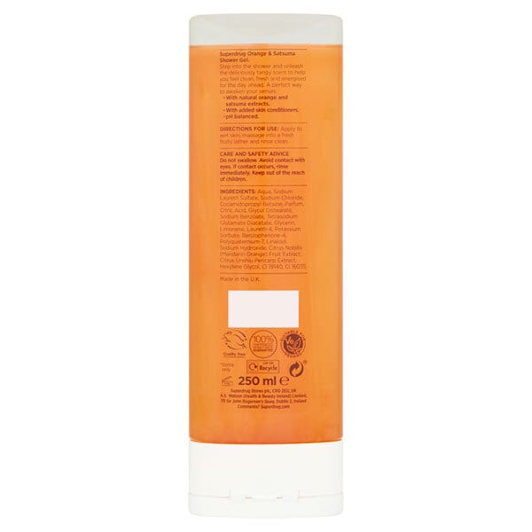 Fruity Orange & Satsuma Shower Gel 250ml