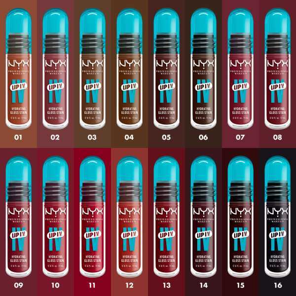 NYX Lip IV Hydrating Gloss Stain Lip Gloss Mauve N Moist 5ml