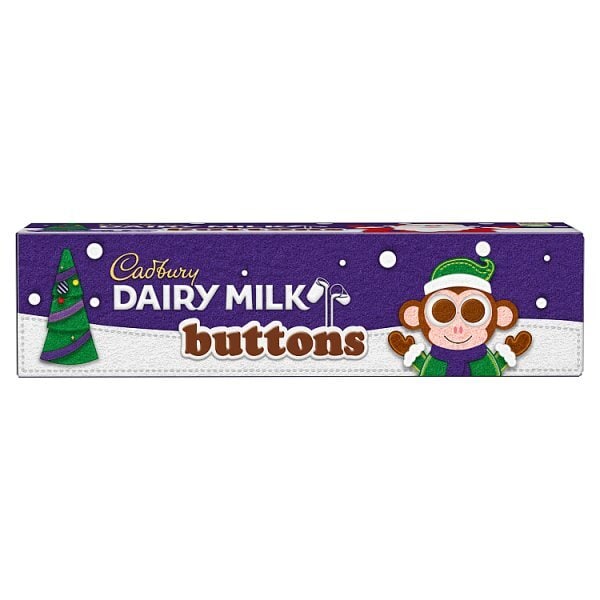 Cadbury Dairy Milk Buttons Festive Tube x 5 Mini Bags