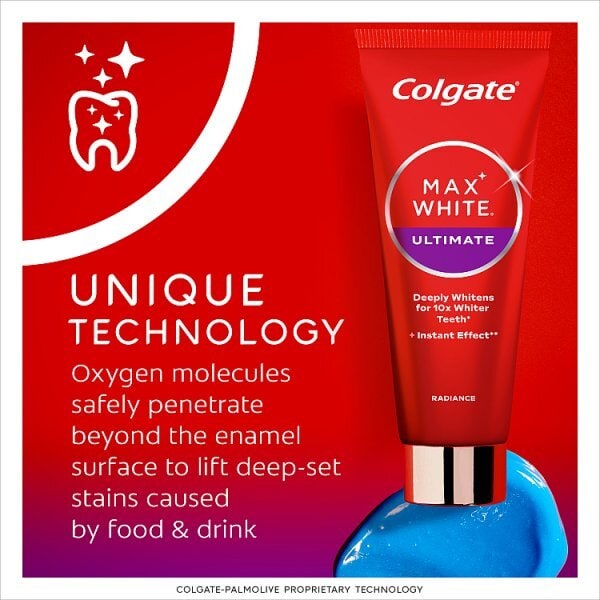 Colgate Max White Ultimate Radiance Toothpaste 75ml