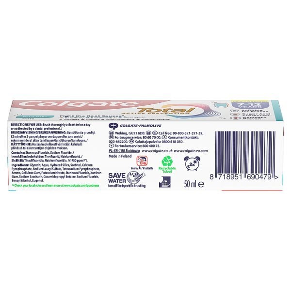 Colgate Total Kids 7-12 Years Mint Toothpaste 50ml