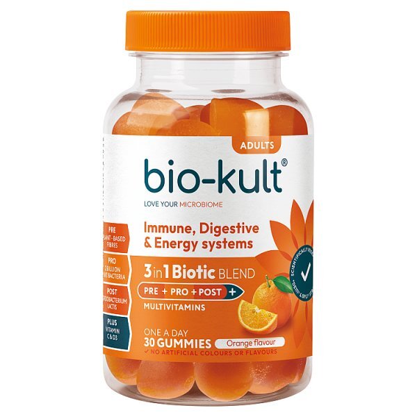 Bio-Kult Orange 3In1 Pre/Pro/Post Biotic Gummies X30