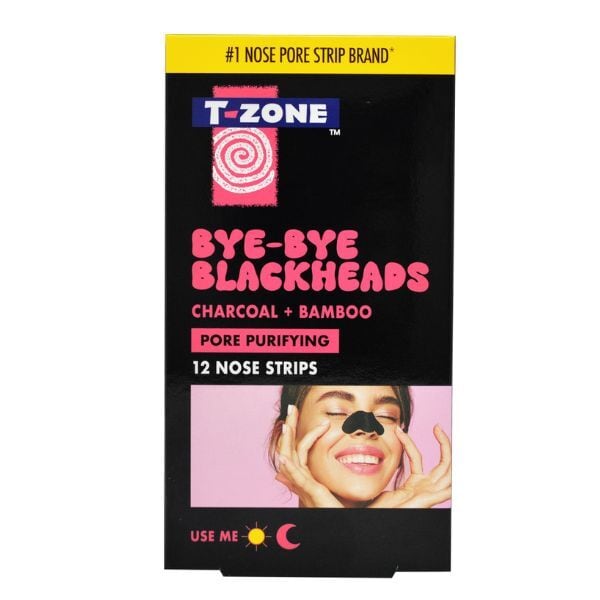 T-Zone Charcoal & Bamboo Nose Pore Strips 12s