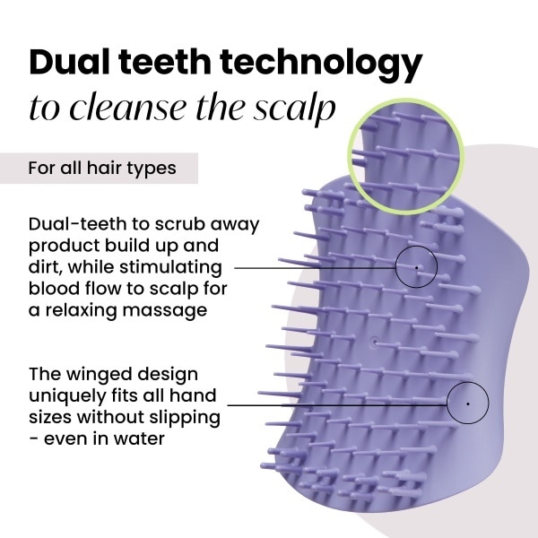 Tangle Teezer The Scalp Exfoliator & Massager, Lavender Lite
