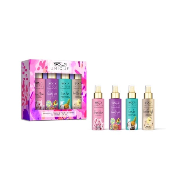 So&? Unique Mini Mist 4 X 50Ml Giftset