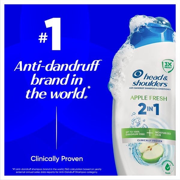 Head & Shoulders 2in1 AntiDandruff Shampoo Apple Fresh 330ml