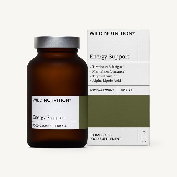 DNR Wild Nutrition Food-Grown Energy Support For All 60 Caps