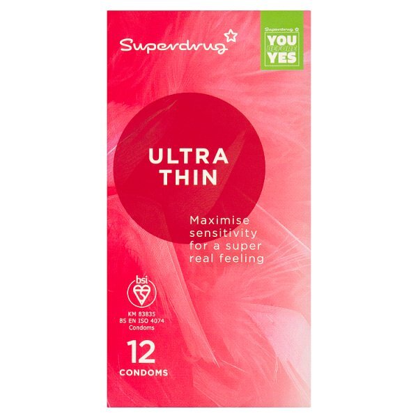 Superdrug Ultra Thin Condoms 12s