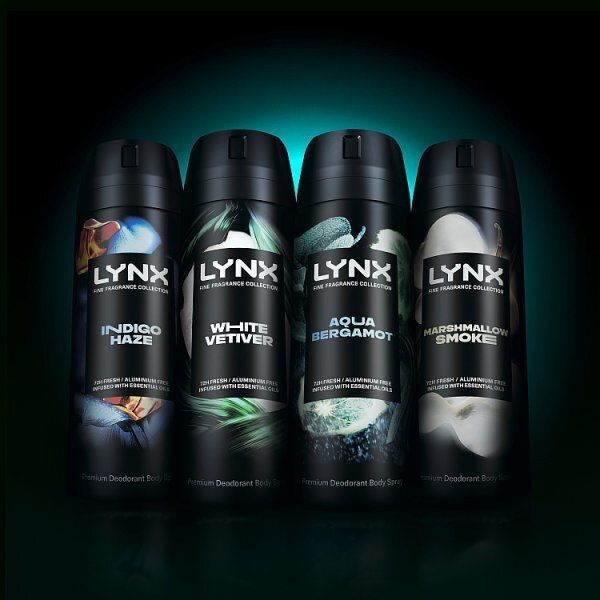Lynx Fine Fragrance Aqua Bergamot 72hr Premium Deodorant Spray 150ml