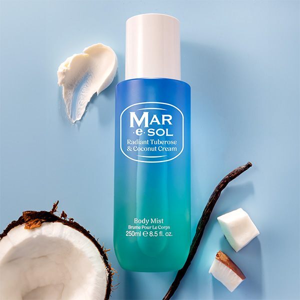 Mar E Sol Radiant Tuberose & Coconut Cream Body Mist 250Ml