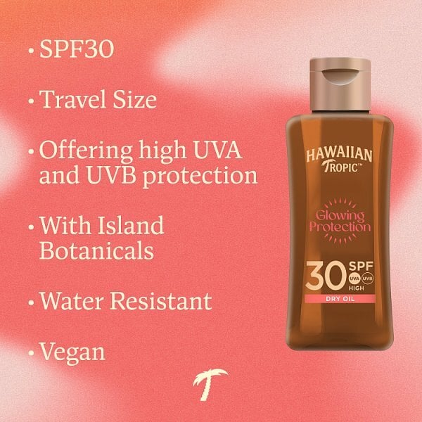 Hawaiian Tropic Glowing Protection Dry Oil Spf30 75Ml
