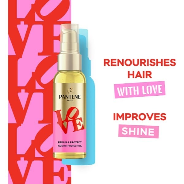 Pantene Pro-V LOVE Robert Indiana Repair & Protect Oil 100ml