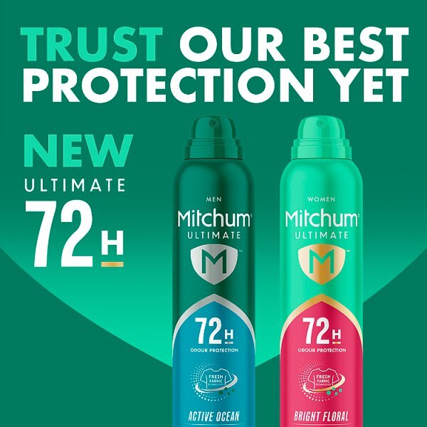 Mitchum Female Ultimate 72H Aerosol Bright Floral 250Ml