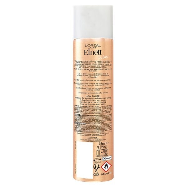 L'Oreal Elnett In Love Sparkling Hairspray 75ml