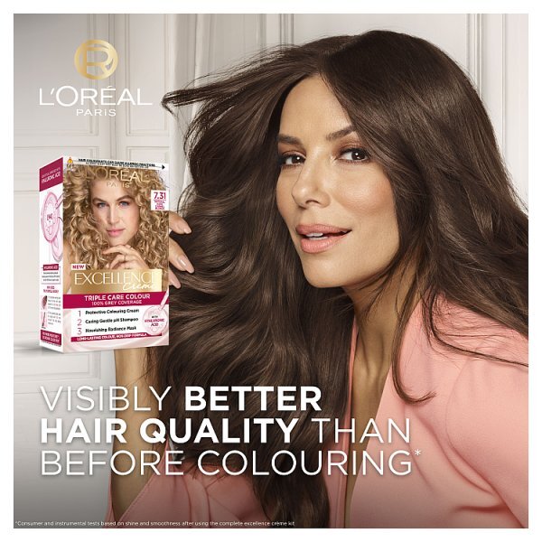 Excellence Creme 7.31 Dark Caramel Blonde Hair Dye