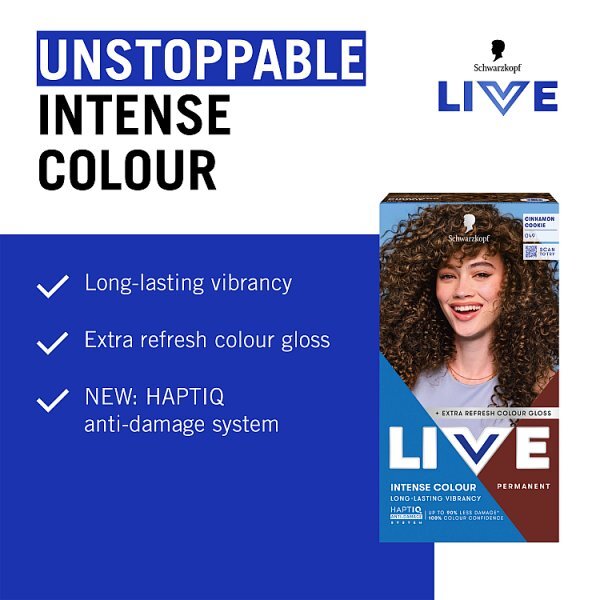 Schwarzkopf LIVE Cinnamon Cookie Butter Permanent Hair Dye