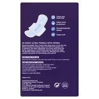 Superdrug Night Ultra Towel with Wings Duo x 20